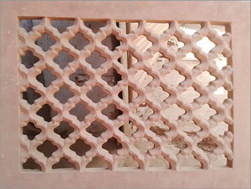 Matte Sandstone Jali, For Walls, Thickness: 50 mm