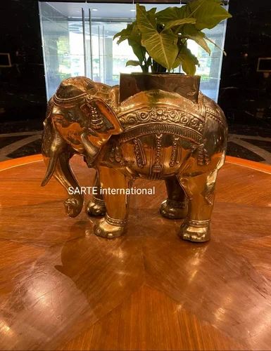 Brass Elephant Statue