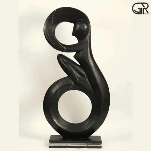 Black Marble Sculpture