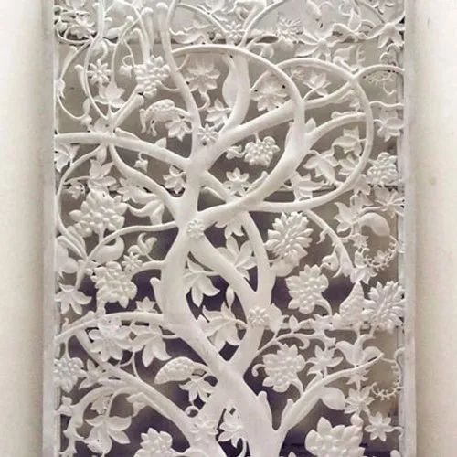 White Sandstone Jali, Thickness: 10mm