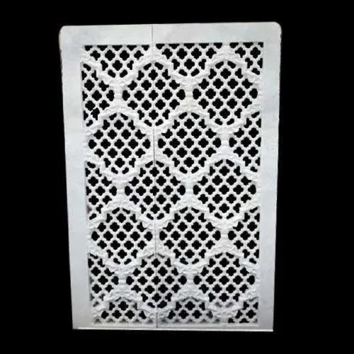 White Polished Designer Frp Jali, For Home, Size: 6 mm
