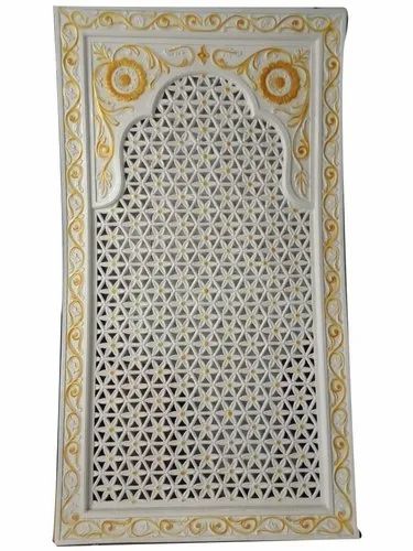 White And Golden 5mm FRP Jali