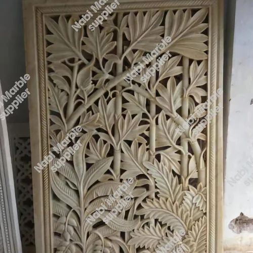 Marble Stone Grill for Balcony, Facade, Staircase, Verandah, Temple, Parapet, Partition, Window