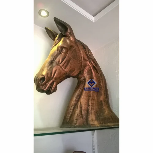 Fiber Latest Horse Bust for Exterior Decor
