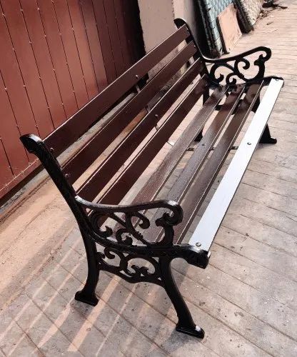 2 Seater RCC Garden Bench, With Backrest