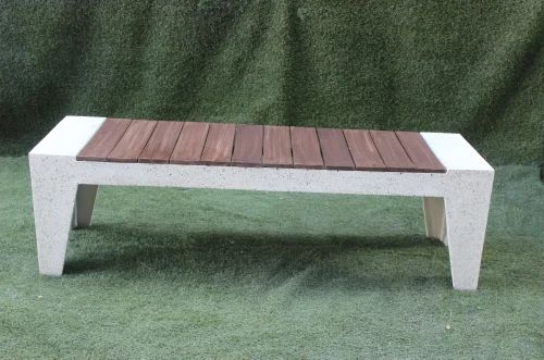 3 Seater Garden Frp Bench, With Backrest