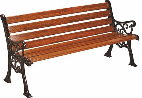 FRP Graden benches, 3 Seater, With Backrest