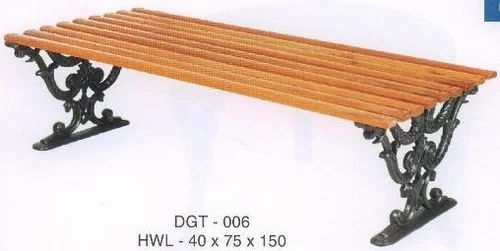 Cast Iron Backless Bench