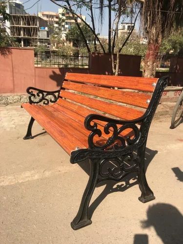 Iron Victorian Garden Bench 4 Seater, With Backrest
