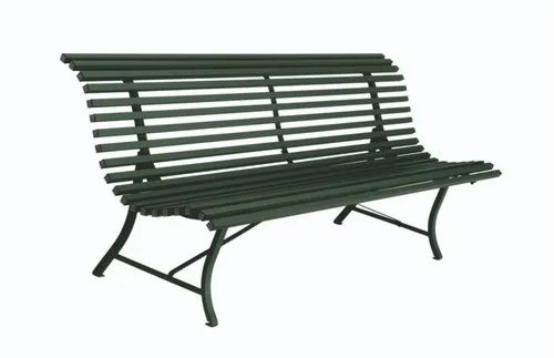 Iron Bench, With Backrest, 3 Seater