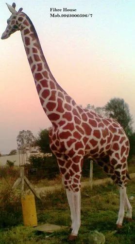 Frp Giraffe Statue, For Promotional Use