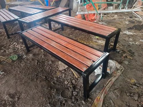 FRP & MS STAND BENCH ( 4 star), Without Backrest
