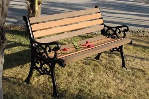 WPC solid park bench