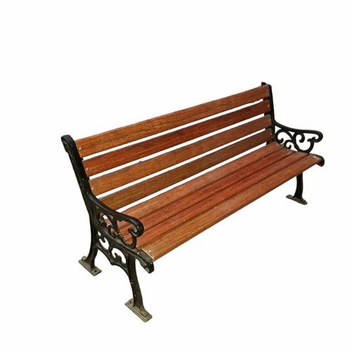 Frp 3 Seater Garden Bench, With Backrest