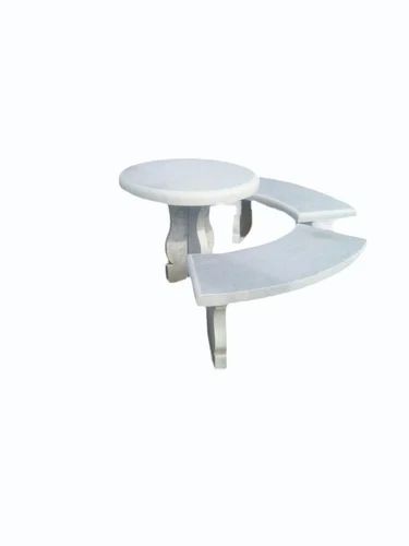 Granite Stone Bench, With Backrest, 3 Seater