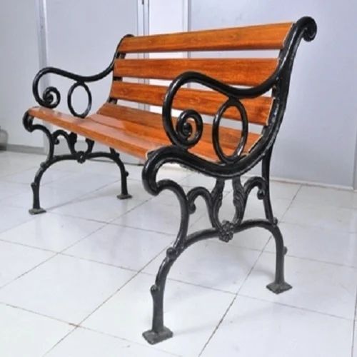 Frp Garden Bench, With Backrest