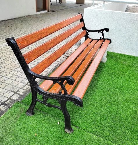 3 Seater FRP Park Bench, With Backrest