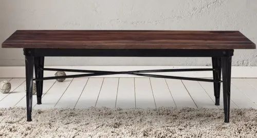 Black Iron Bench, Seating Capacity: 4, Size: 48"*16"*18"