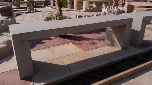 Sandstone Natural Stone Garden Bench, 5 feet