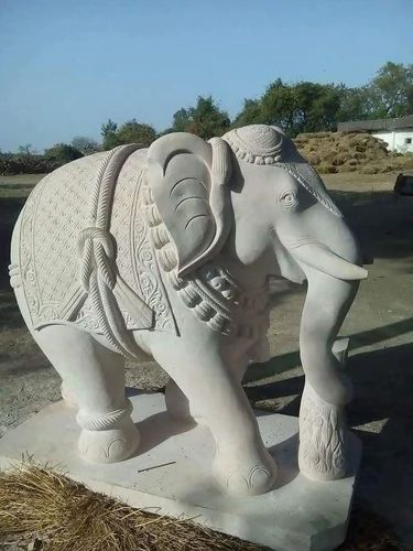 Stone Elephant Statue