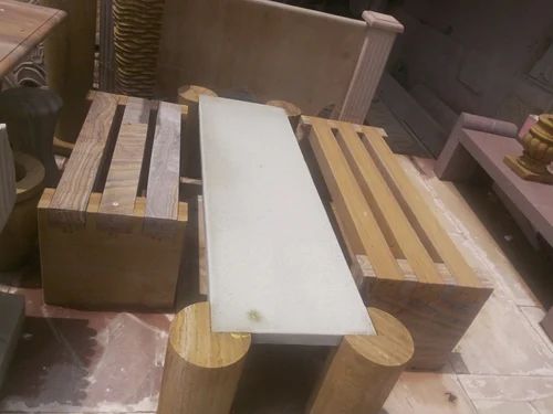 Sandstone Outdoor Garden Benches
