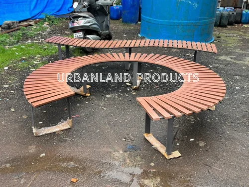 Wood Circular Outdoor Garden Bench