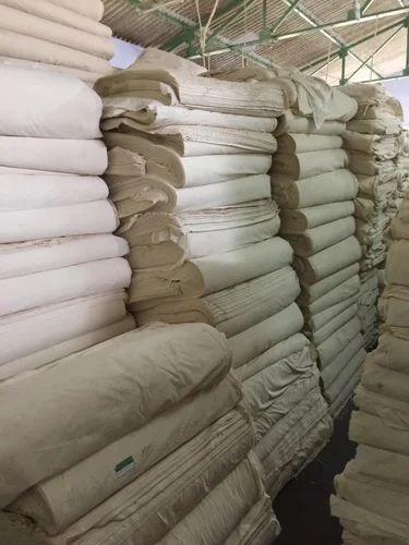 Grey Cotton Flex Fabric (185 Gsm, 63 Inches) for Shirts, Dresses, and Garments