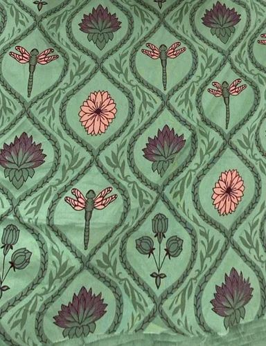 Floral Print Cotton Kurti Fabric, 40x40