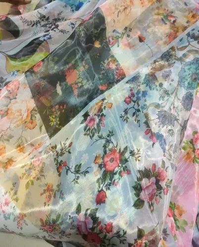 Dress Material Organza Designer