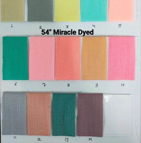Dress Material Polyester Dyed Fabric