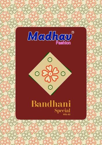 Cotton Bandhani Dress Material