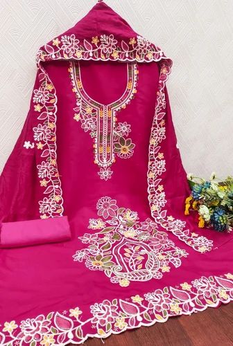 Salwar Kameez Cotton Embroidery, Unstitched