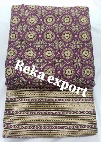 Cotton Suit Set In Fabrics, Jaipuri Print