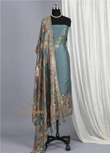 Multicolor SKU AS01771565 Silk Unstiched Suit, Casual Wear