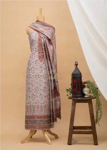 Cotton Self Design SKU AS01271029 Silk Suit With Zari Weaving