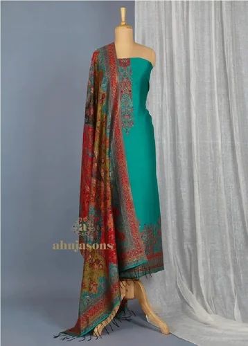 Multicolor SKU AS01771559 Silk Unstiched Suit, Casual Wear