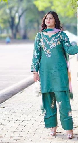 Cotton Farsi Salwar Suit In Three Piece