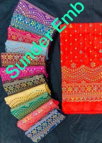 Benglori Embroidery Silk Cotton Blouse Materials