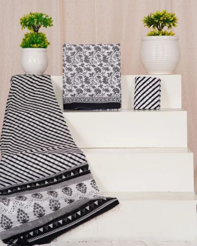Cotton Exclusive Churidar Suit, Printed