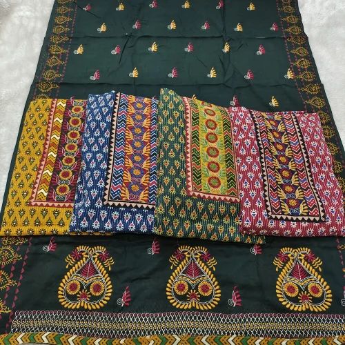 Gamthi Ajrakh Designer Churidar Dress Materials