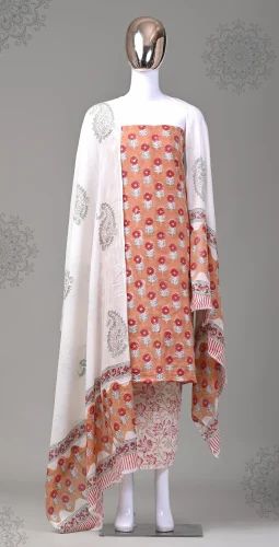 Cotton Dress Material With Cotton Dupatta