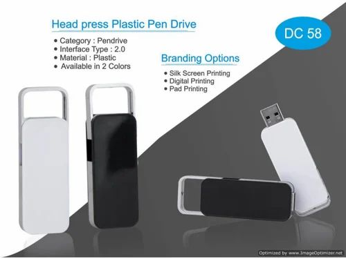 HEALTHY CHACHA Fully Automatic Head Press Pen Drives, For Storage Purpose, Capacity: 32GB