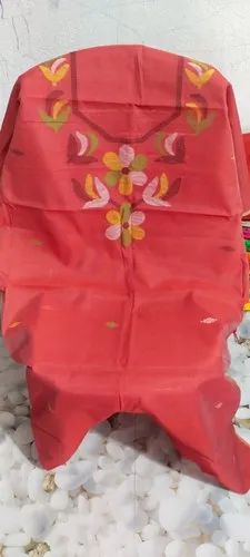Pal sarees Party wear Silk linen jamdani handloom kurti, 5.5 m (separate blouse piece)