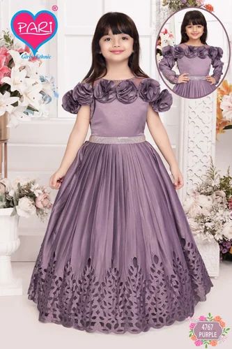 Girls Ethnic Dress Purple