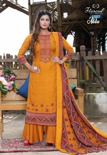 Kaftan Pashmina FLOREON ADDA SUITS, Unstitched
