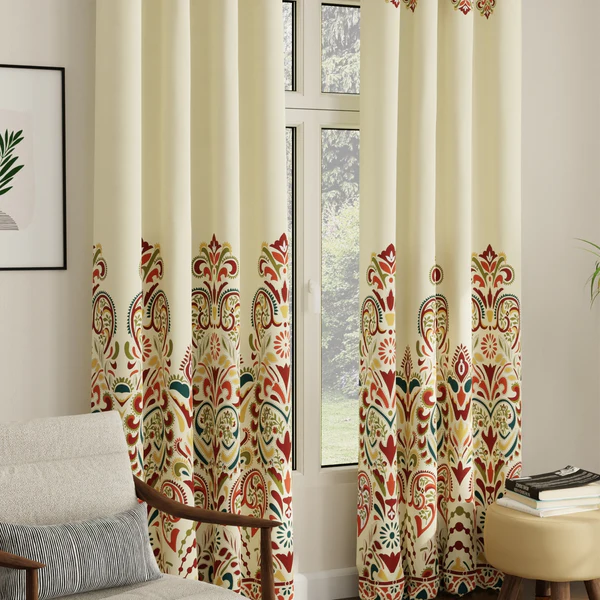 Printed Cotton Door Curtains