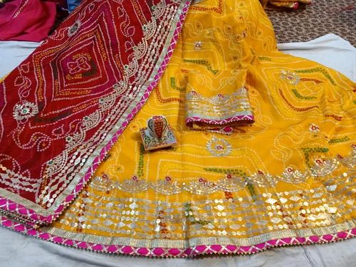 Gota Patti Work Rajputi Poshak