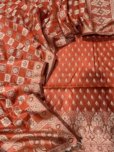 Banarasi Cotton Resham Tanchui Weaving Suits