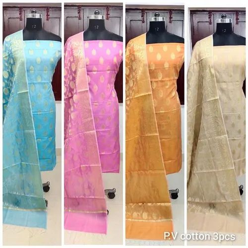 Banarasi Cotton Alfi Suit