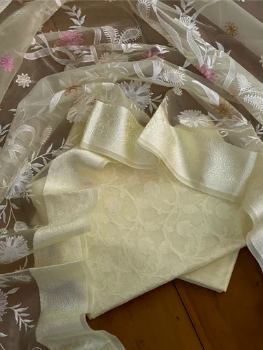 Banarasi Cotton Suit, CHIKANKAARI